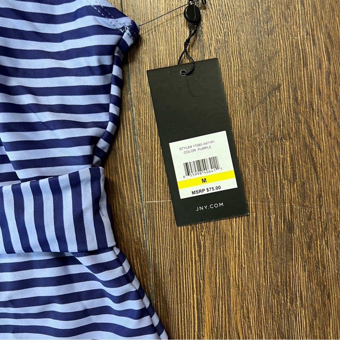 🆕 Jones New York One-Shoulder One-Piece Swimsuit SZ MED
