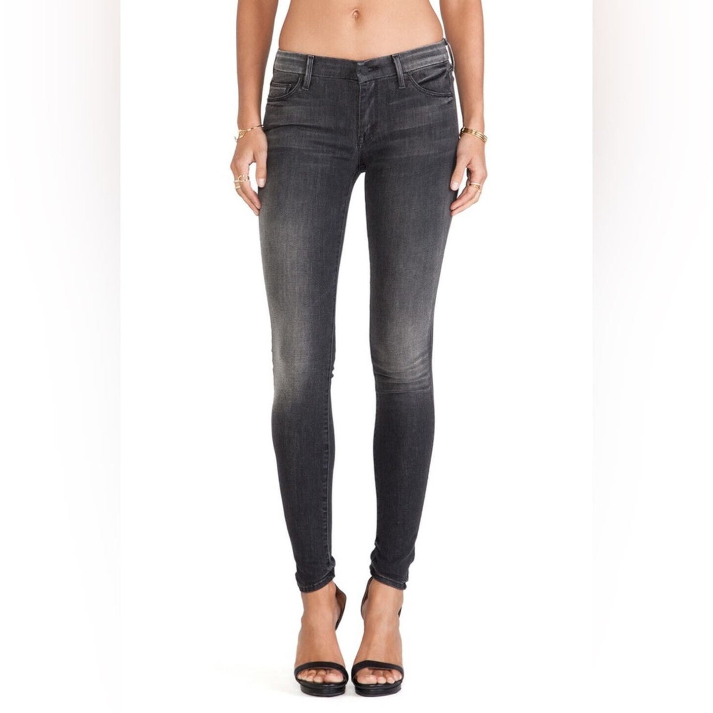 MOTHER Denim Looker Skinny Jeans in REBELS & LOVERS SZ 29/8