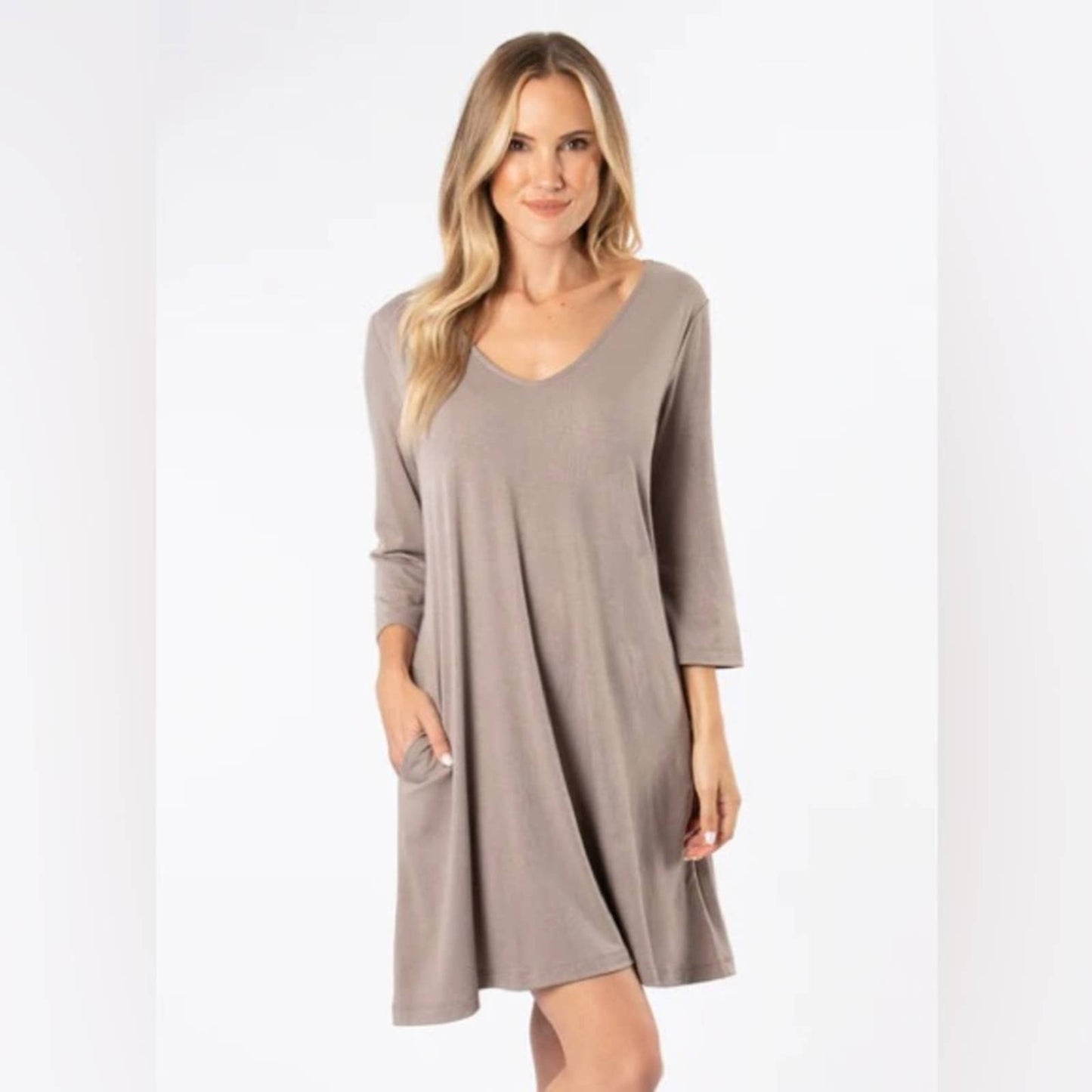 🆕 Simply Noelle Everyday Basic Knit Dress orange SZ XS