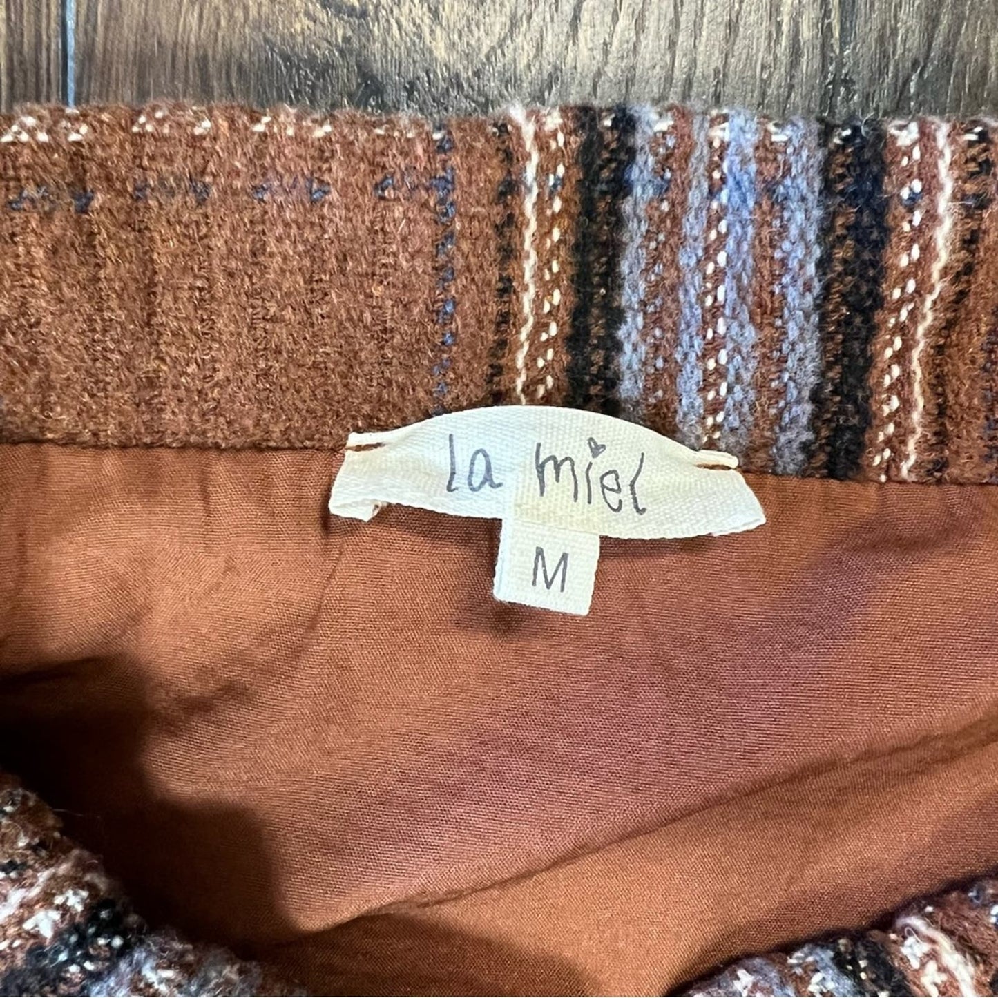 La Miel Sonnet Brushed Bomber Jacket SZ MED