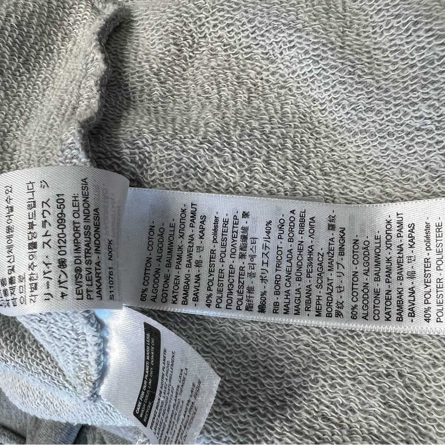 Levi's PRISM HOODIE SZ MED