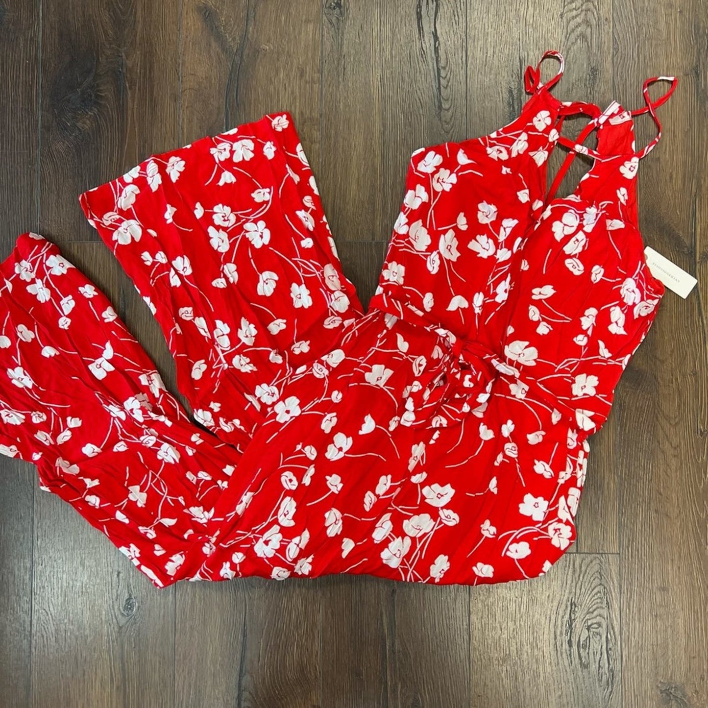 🆕 Maeve by Anthropologie Andros printed jumpsuit SZ 12