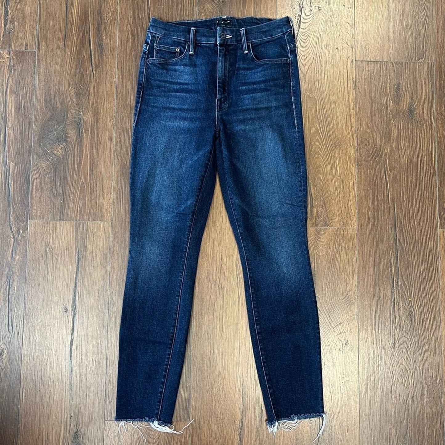 Mother high waisted looker ankle fray jeans SZ 28/6