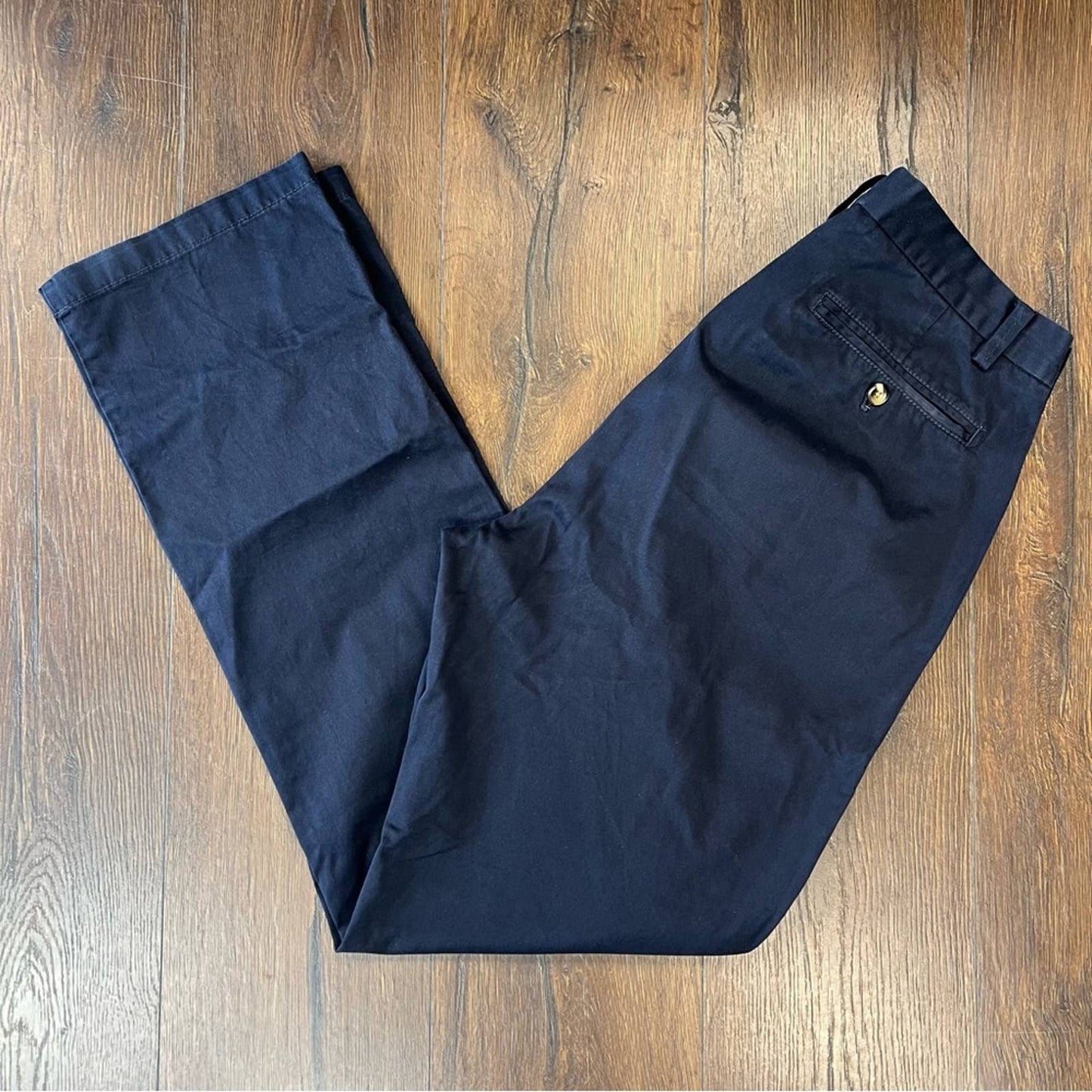 Louis Raphael navy khakis straight fit SZ 34x34