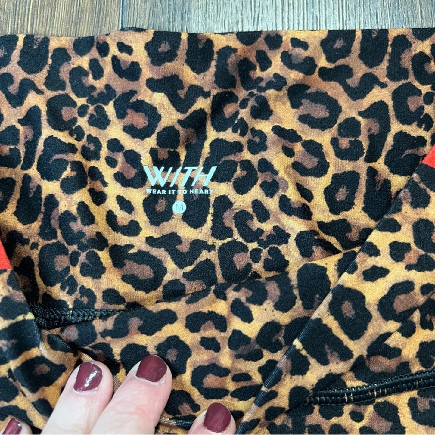 Wear it to Heart Nina Cheetah Tights SZ MED