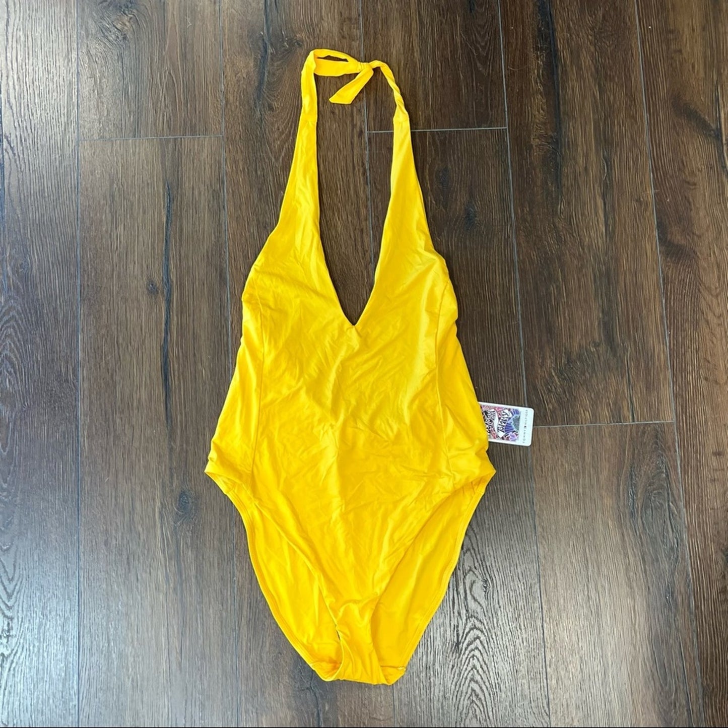 NWT TOMMY HILFIGER ZENDAYA ONE-PIECE PLUNGE SWIMSUIT SZ LG