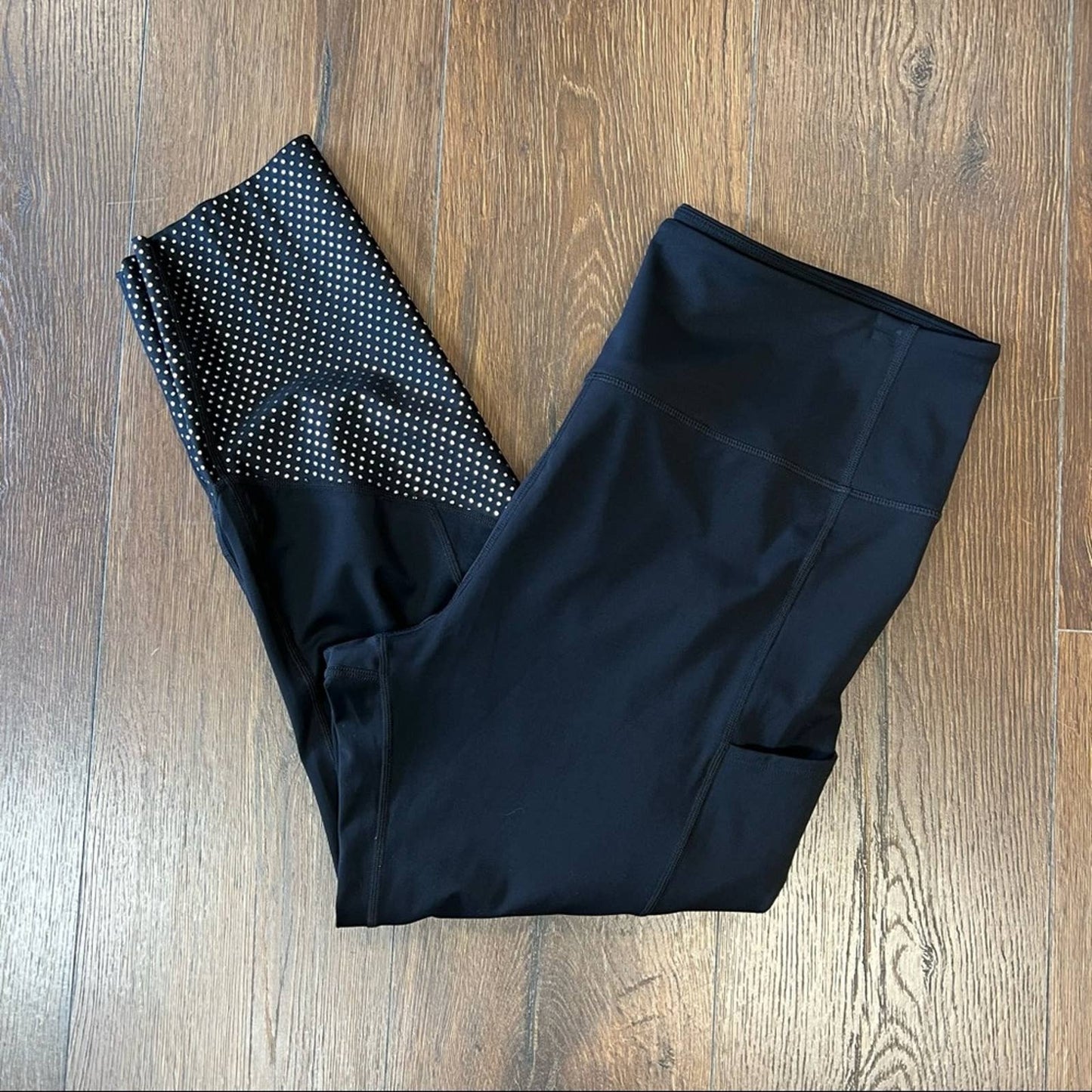 ZYIA “girls night out” black pocket luxe high rise 7/8 24” SZ 20