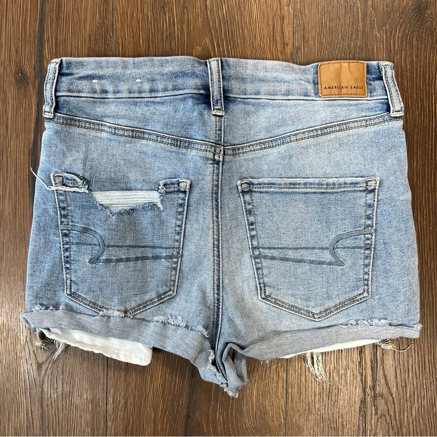 American Eagle curvy high rise Shortie SZ 4
