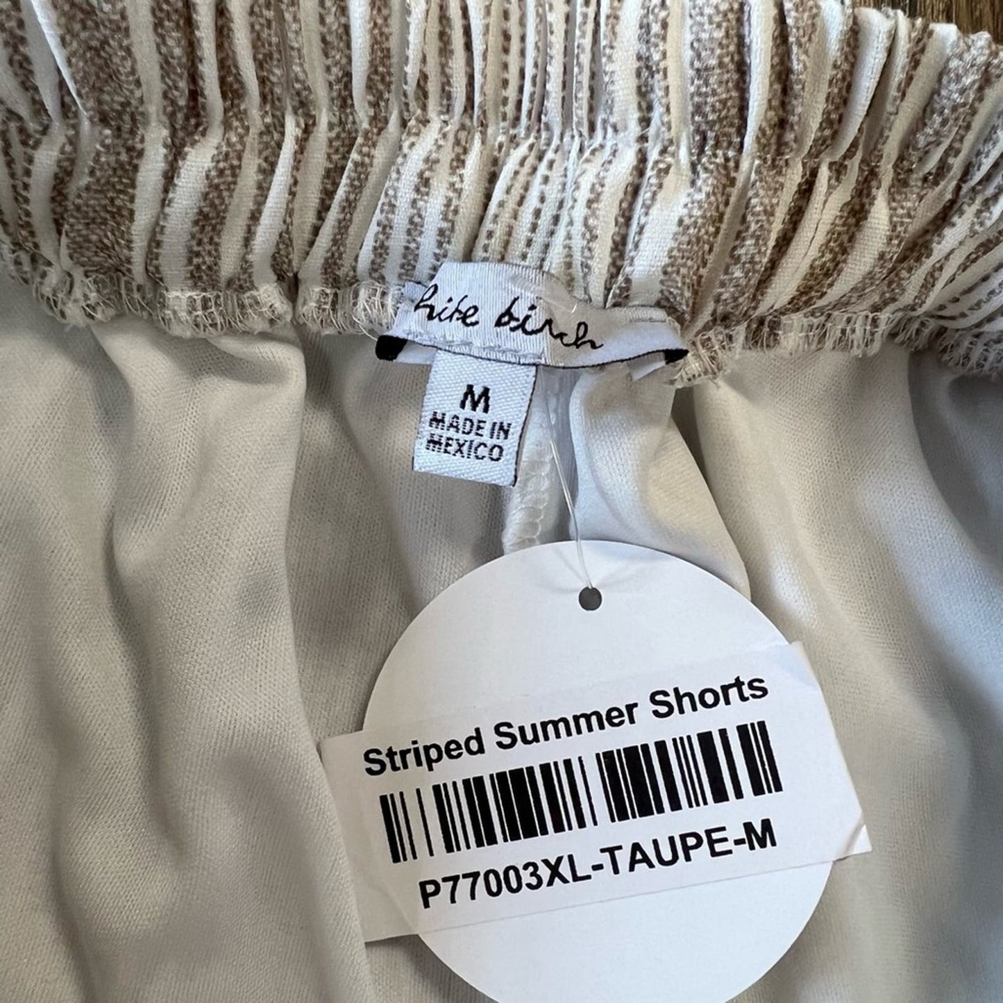 🆕 White Birch striped shorts SZ MED