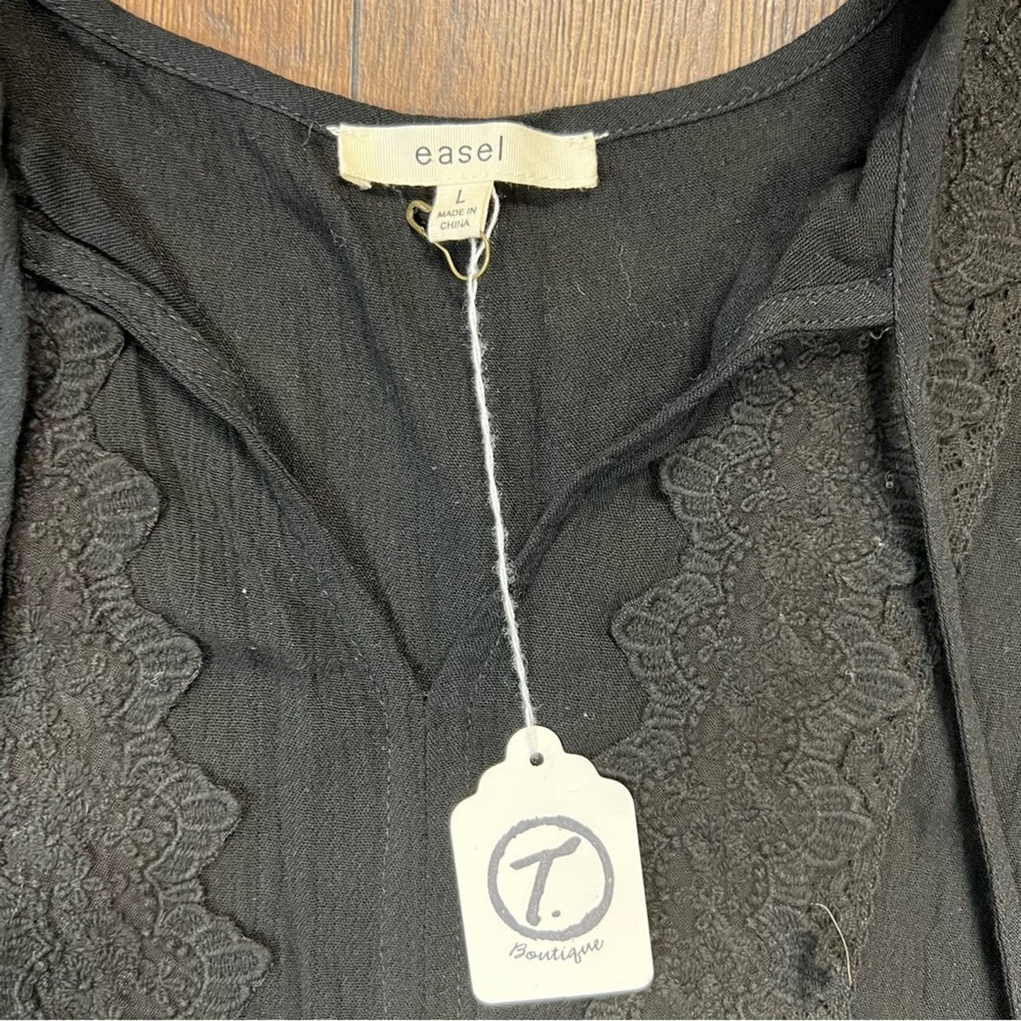 🆕 Easel black babydoll dress SZ LG