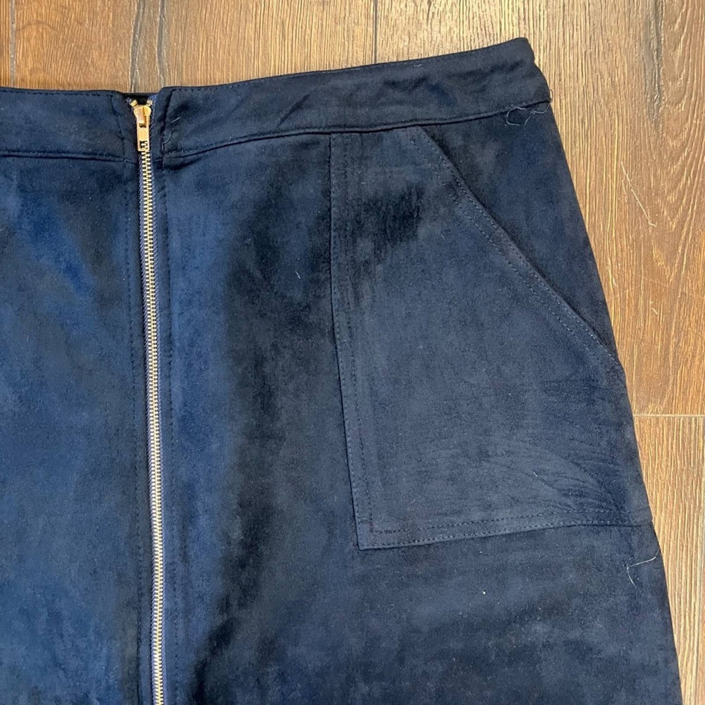 Glam zipper front skirt SZ LG