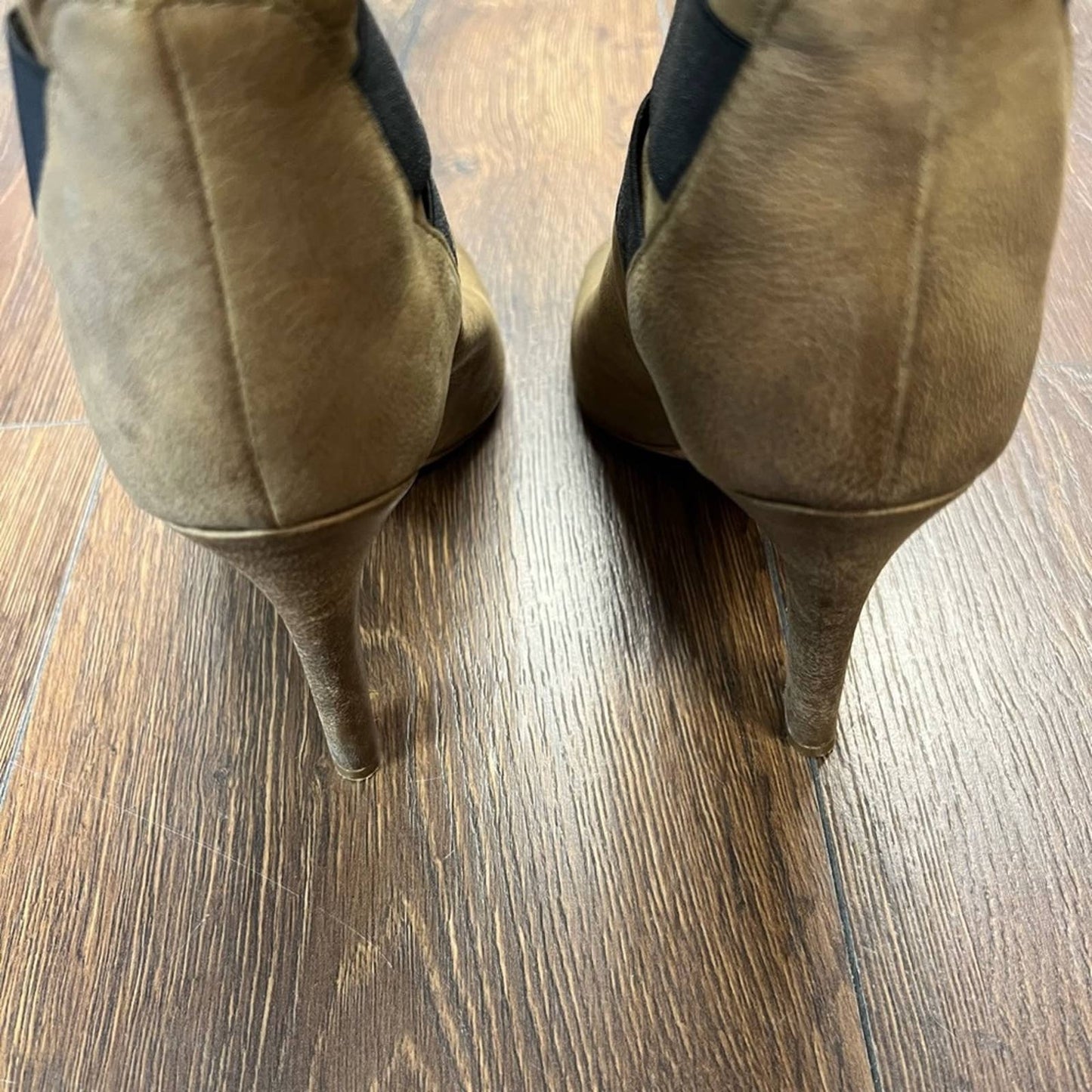 Vero Cuoio open toed heeled bootie SZ 7