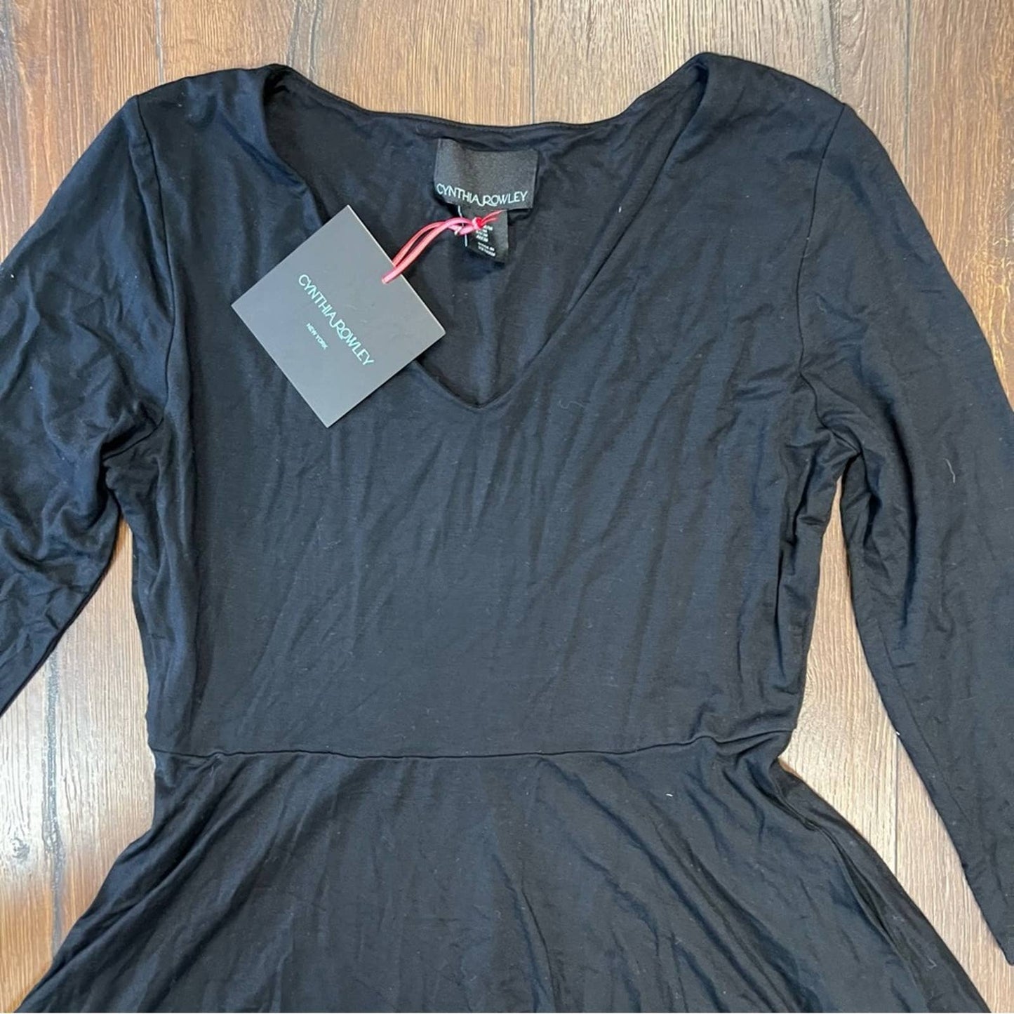 🆕 Cynthia Rowley little black dress SZ MED