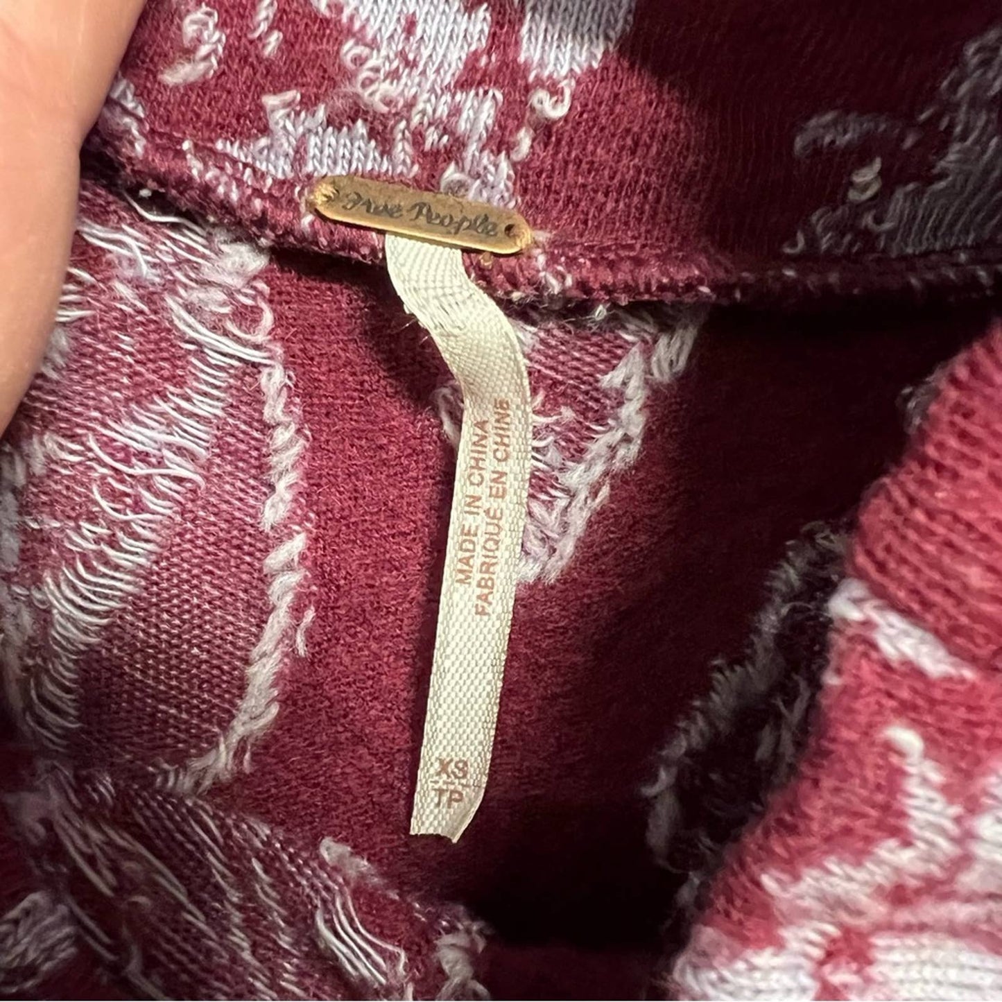 🆕 FREE PEOPLE Plum Purple Farrah Wool Blend Sweater Dress SZ XS