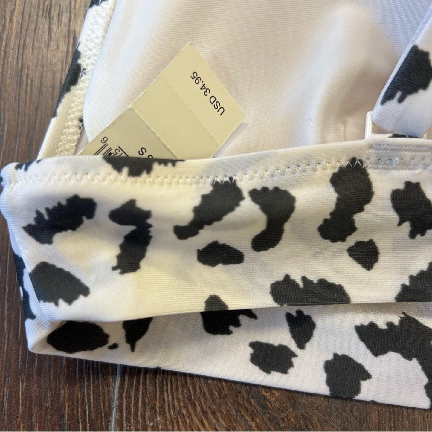 🆕 Aerie animal print bikini SZ SM TOP/MED BOTTOM