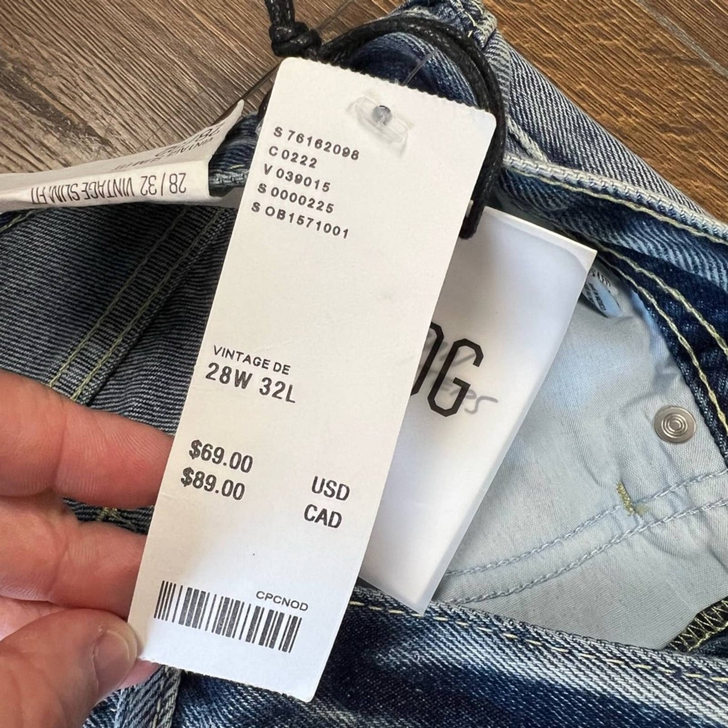 🆕 BDG vintage slim fit jean SZ 28/32