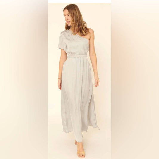 Promesa Power of Love Cutout One-Shoulder Maxi Dress SZ MED