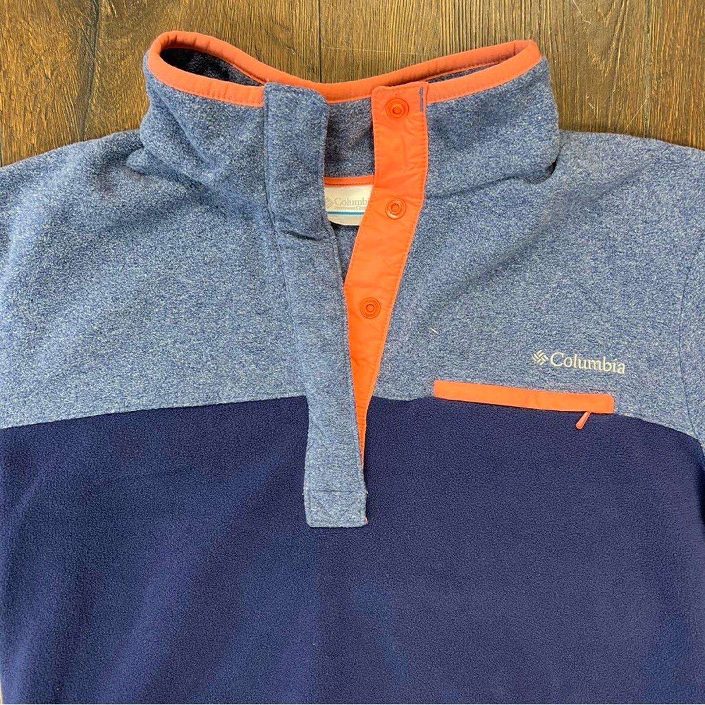 Columbia Mountain Side Fleece Pullover SZ MED