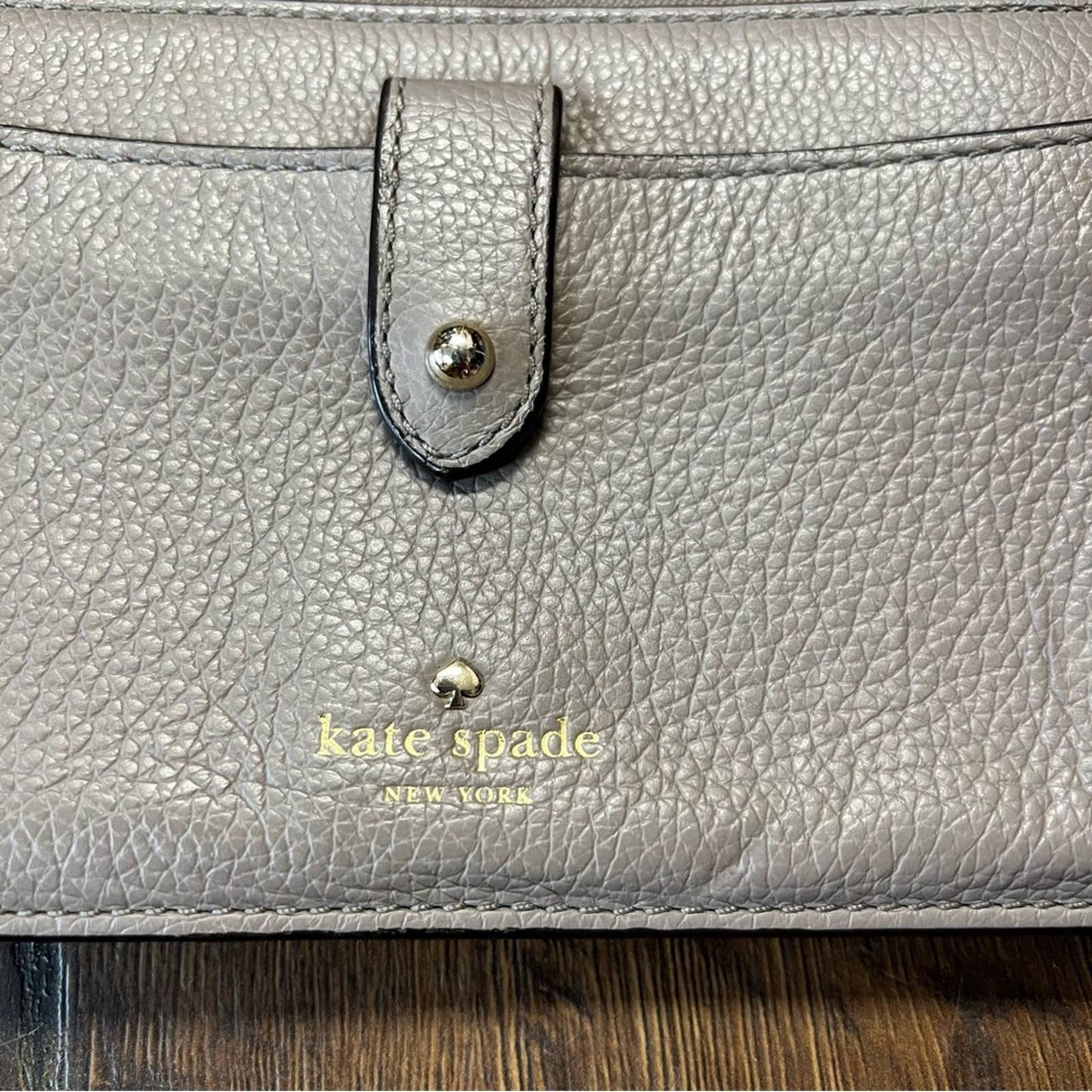 Kate spade taupe wallet