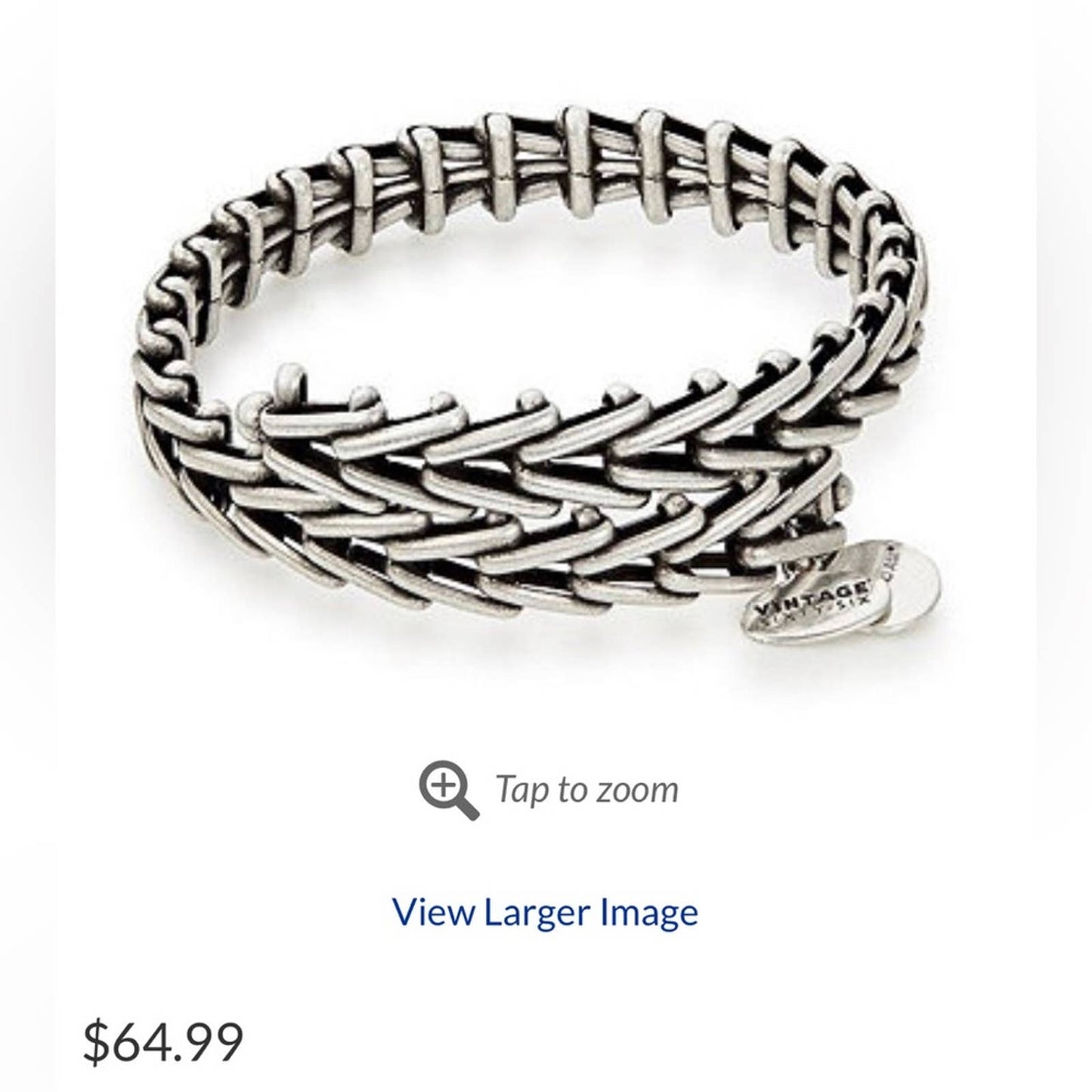 🆕 Alex and Ani vintage sixty wrap bracelet gold bracelet