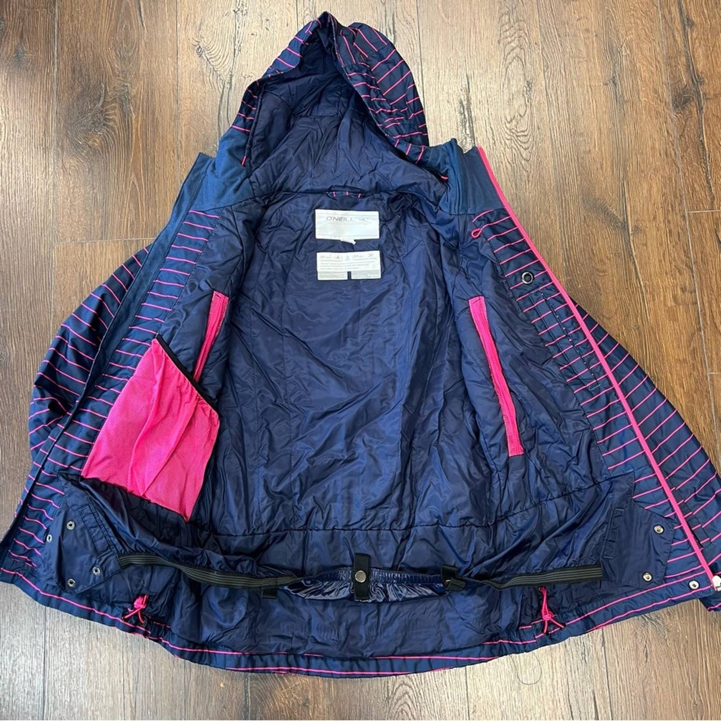 O’Neil navy/pink ski coat SZ SM