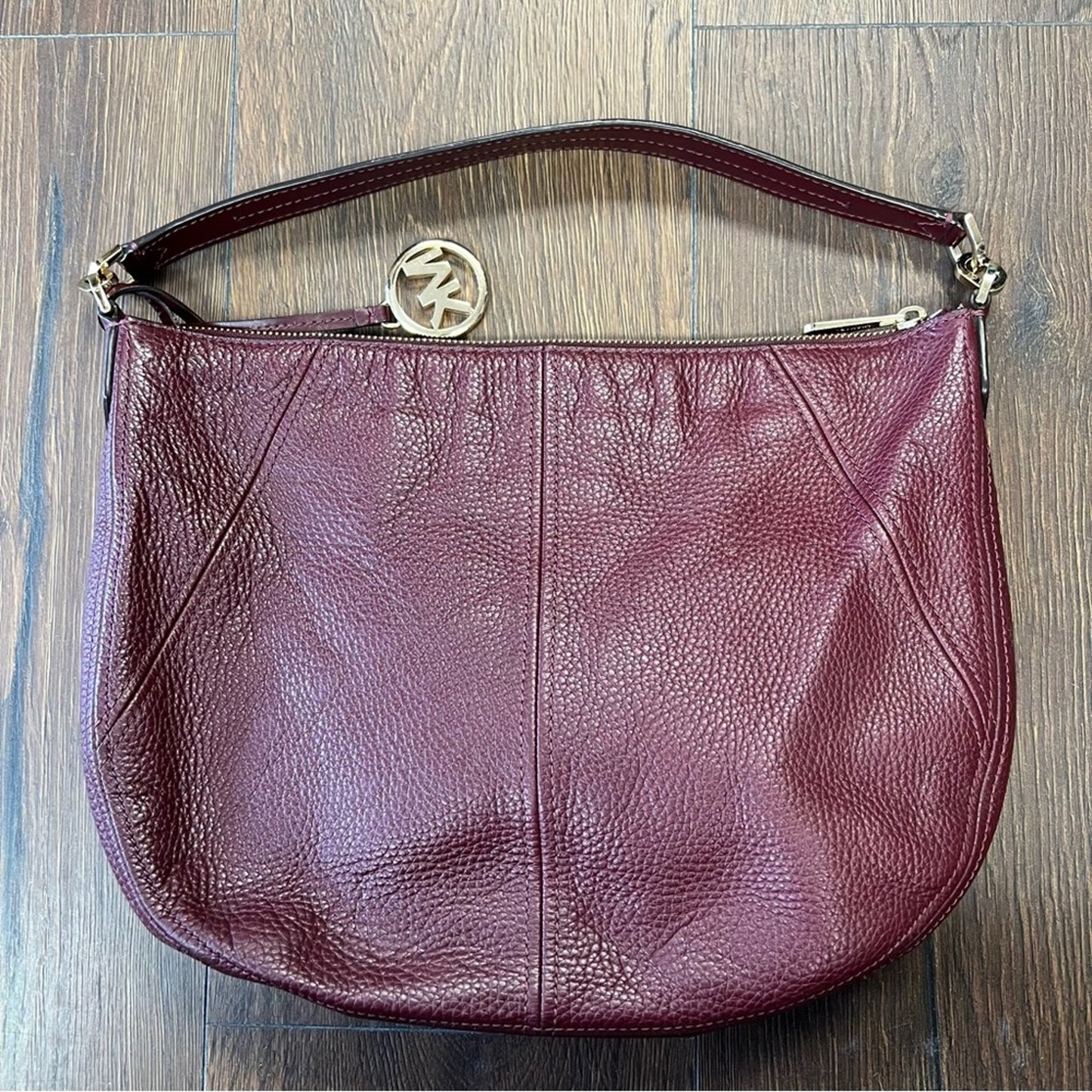 Michael Kors medium Bedford shoulder bag in wine