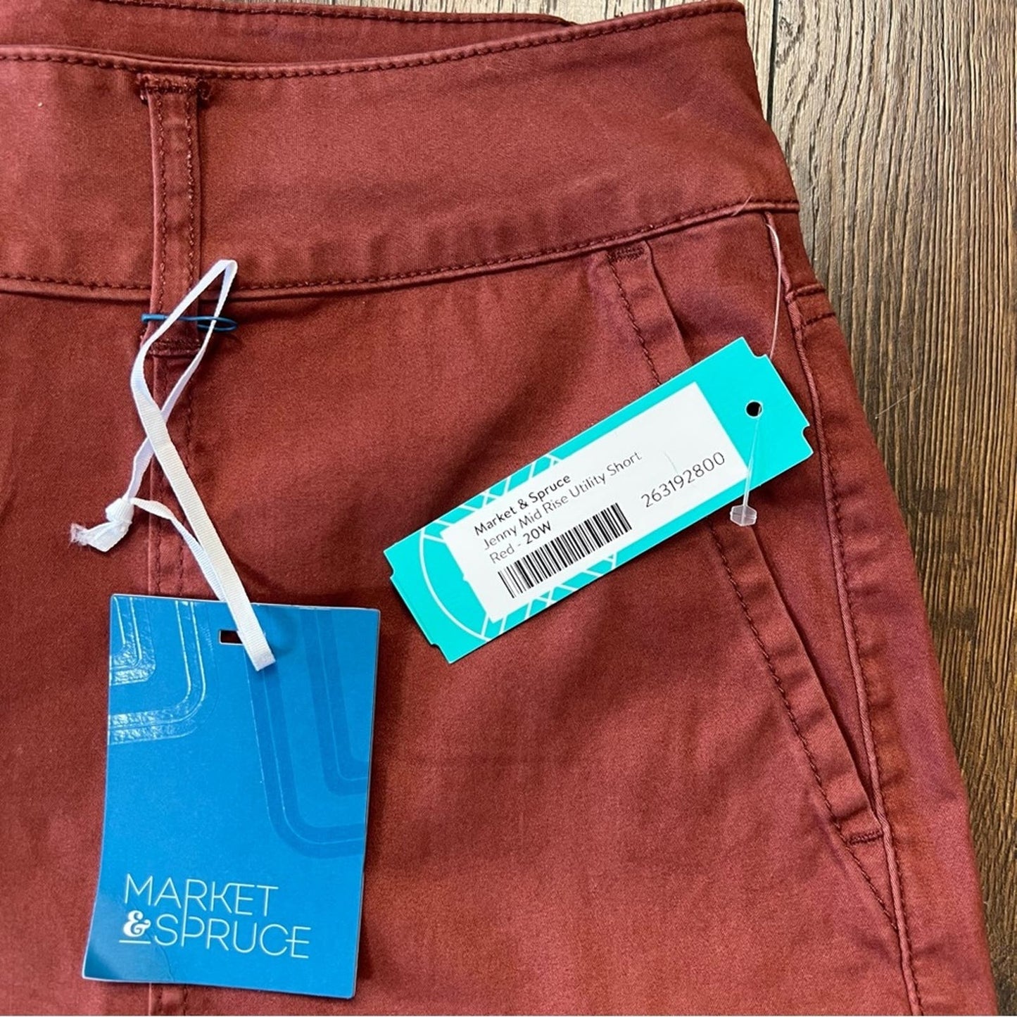 🆕 Market & Spruce stitch fix Jenny mid rise utility shorts SZ 20W