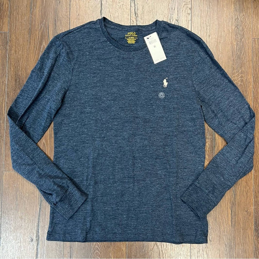 🆕 Polo Ralph Lauren custom slim fit long sleeve tee SZ MED