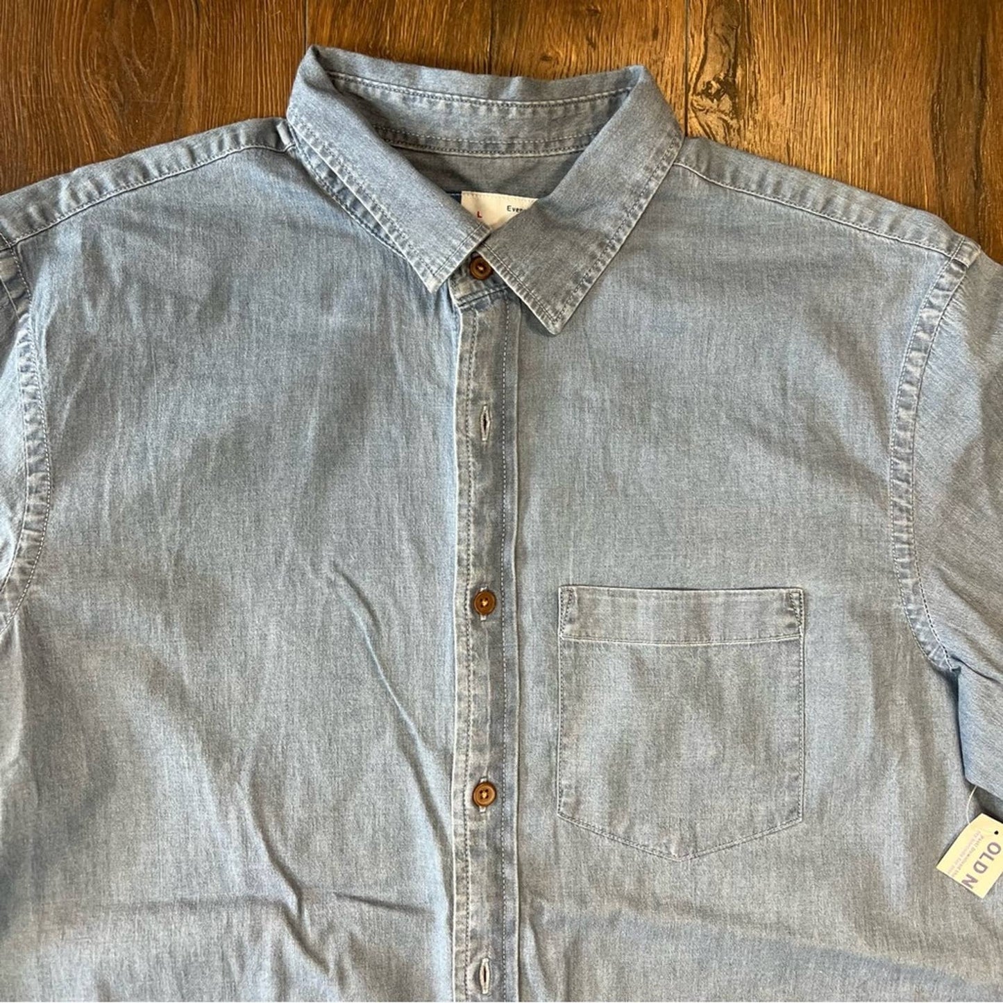 🆕 Old Navy everyday shirt relaxed fit buttondown SZ LG