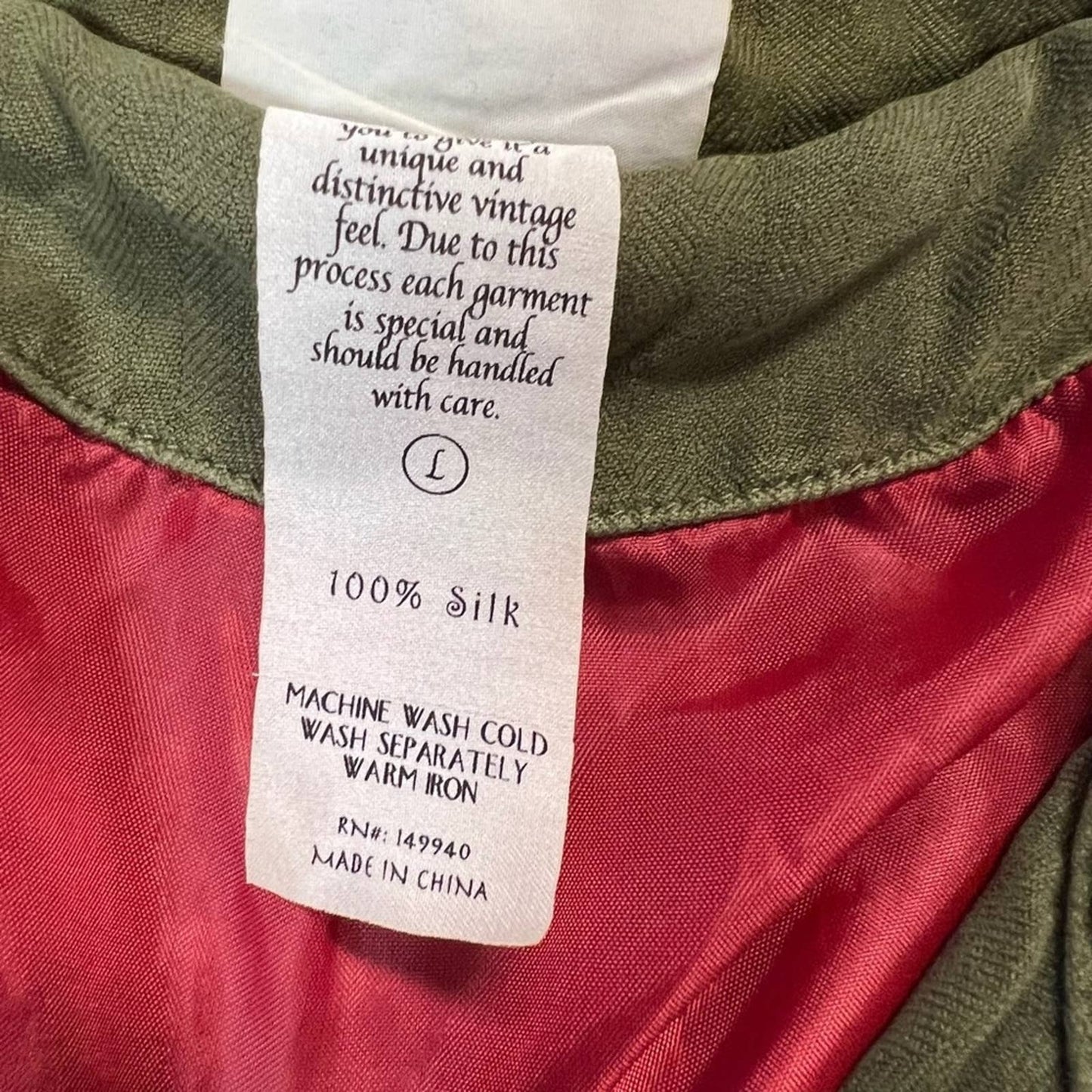 Da-Nang silk cropped jacket with elastic waist SZ LG