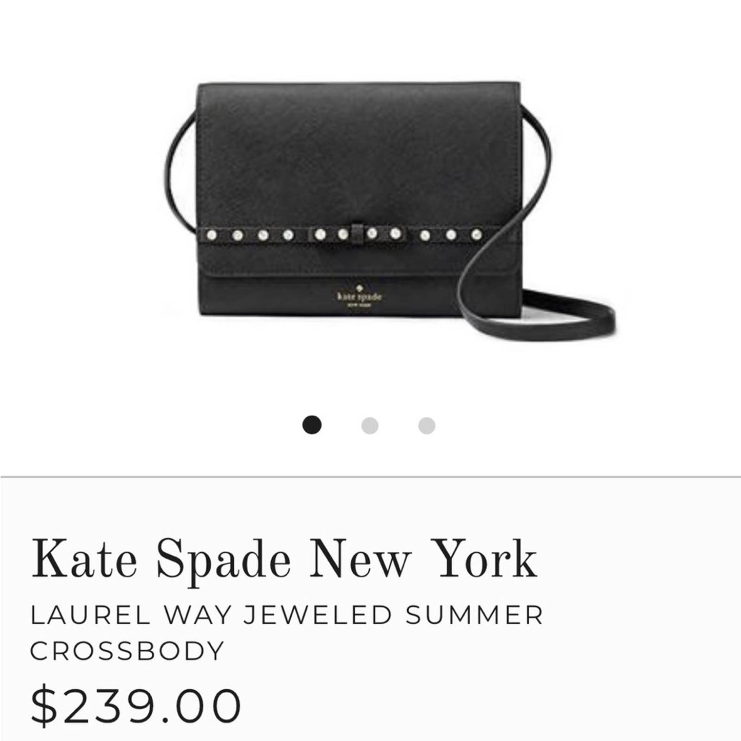 Kate Spade New York LAUREL WAY JEWELED SUMMER CROSSBODY