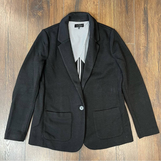 LUCKY BRAND black Blazer Jacket SZ SM