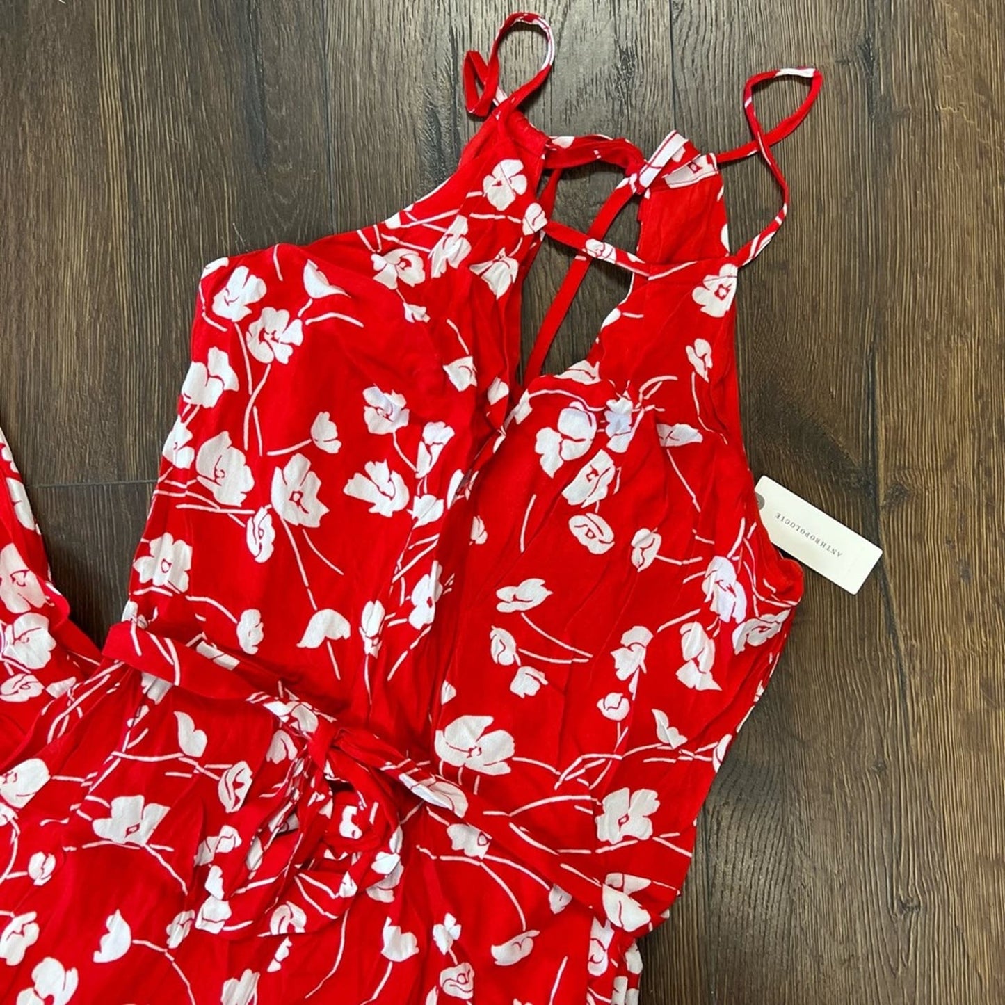 🆕 Maeve by Anthropologie Andros printed jumpsuit SZ 12