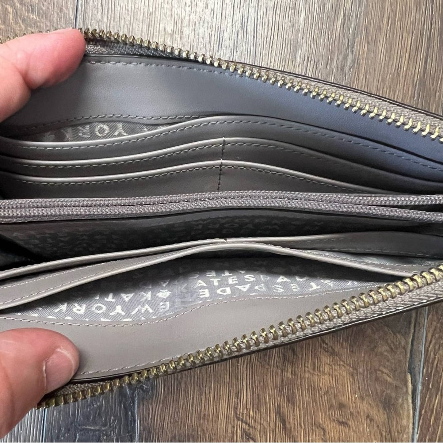 Kate spade taupe wallet