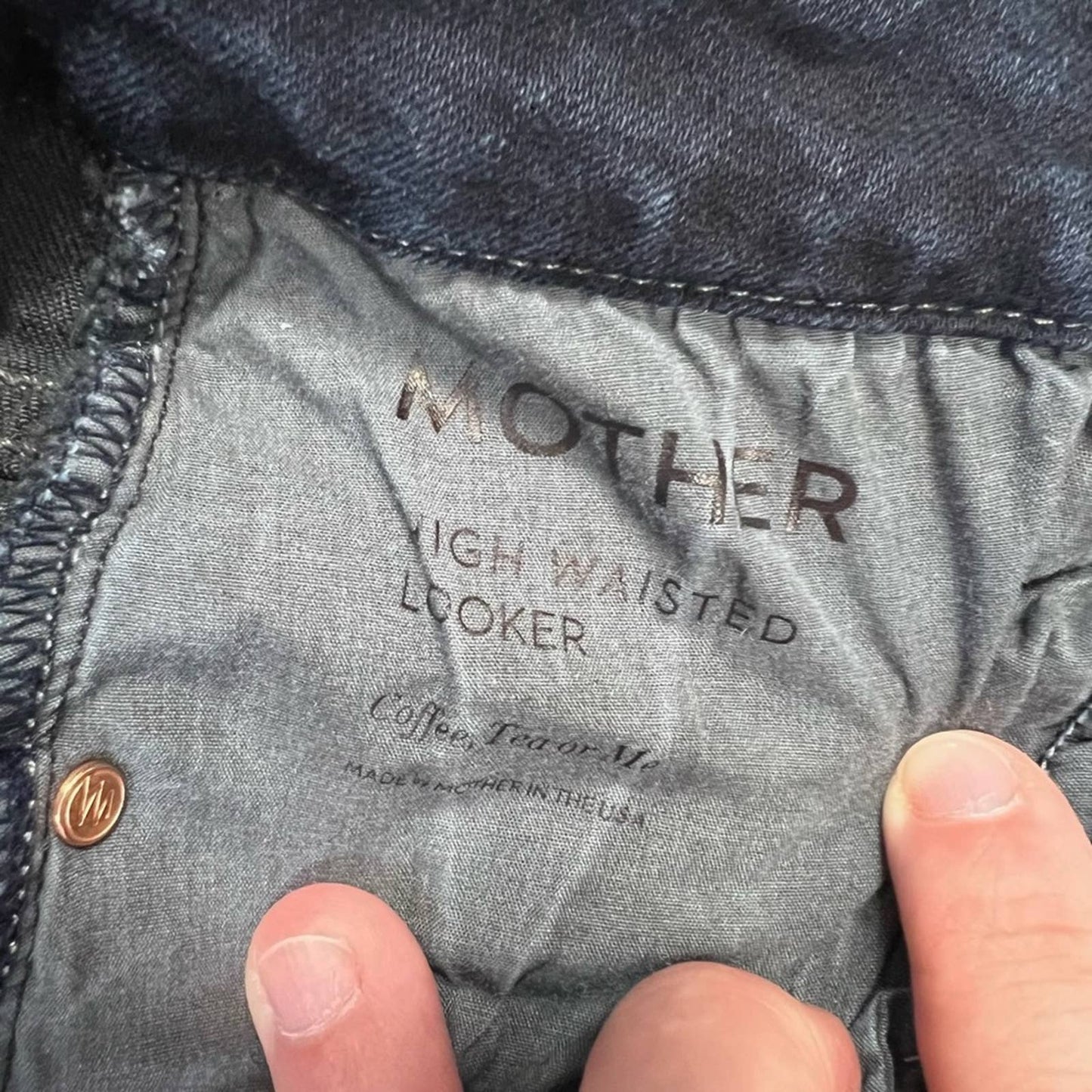 Mother high waisted looker Jeans SZ 28/6