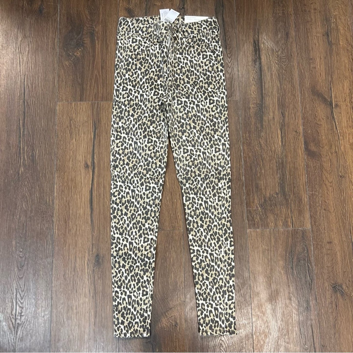 🆕 American Eagle leopard print jeggings SZ 2