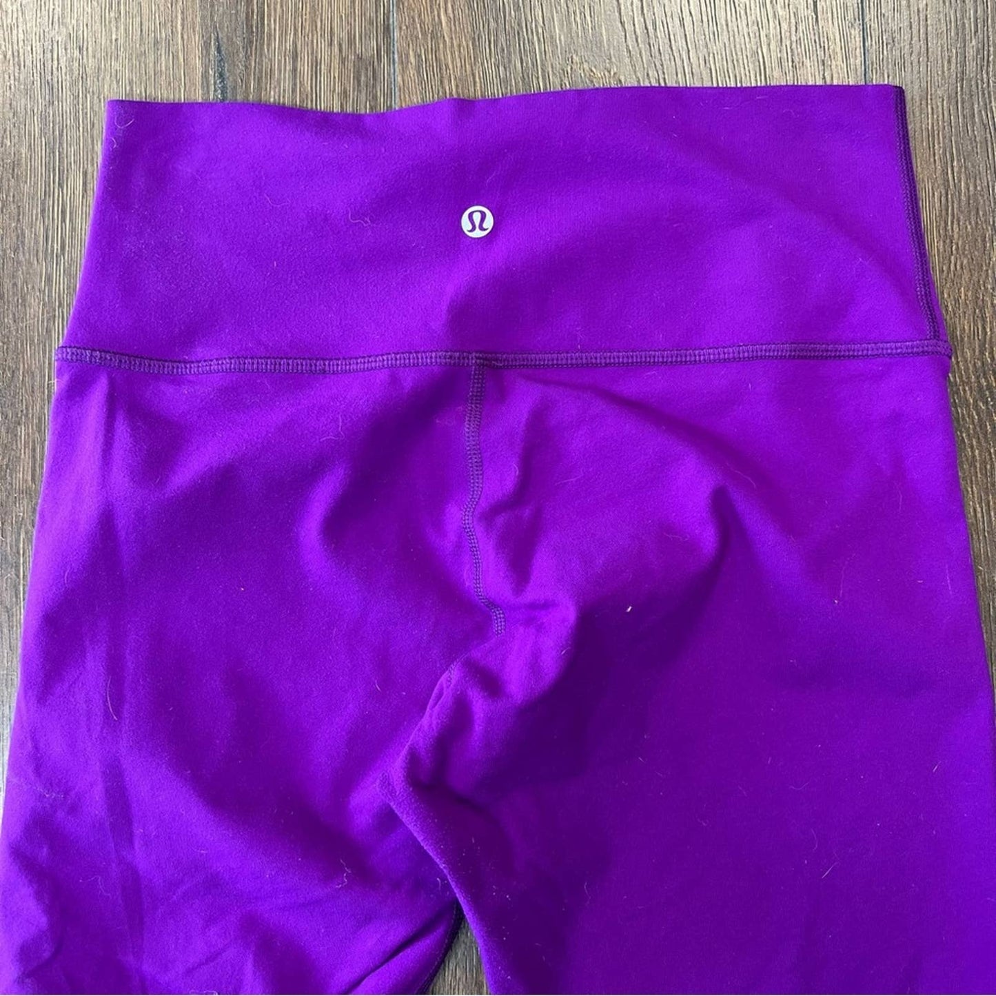 Lululemon Wunder Under Crop III Full-On Luon 21" Tender Violet SZ 8