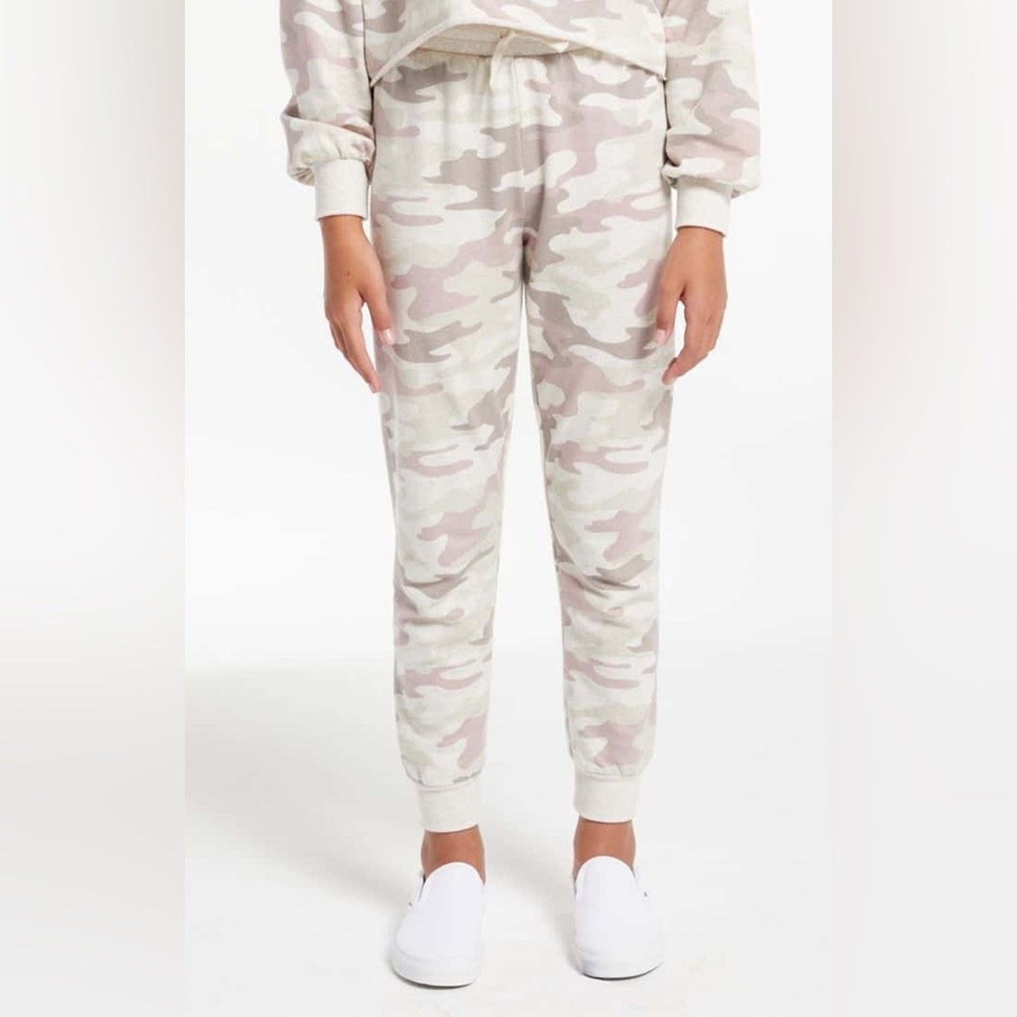 z supply mauve ava camo joggers SZ MED