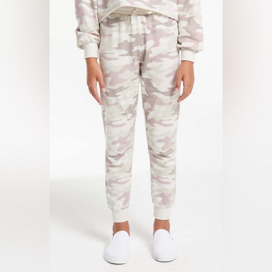 z supply mauve ava camo joggers SZ MED