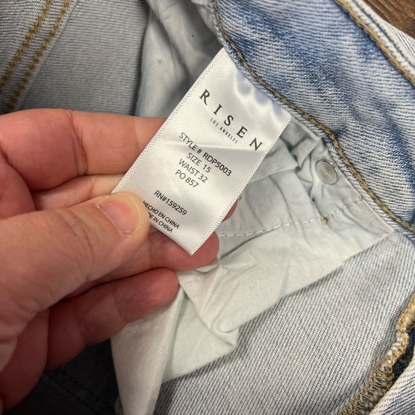 🆕 Risen crop jean SZ 15/32