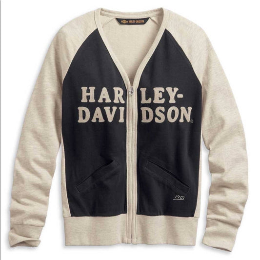 Harley Davidson vintage style cardigan SZ XS