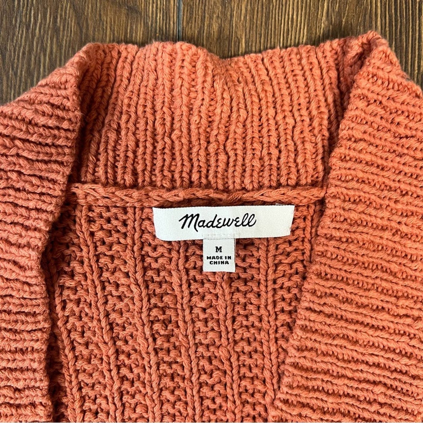 Madewell bobble oversized cardigan SZ MED