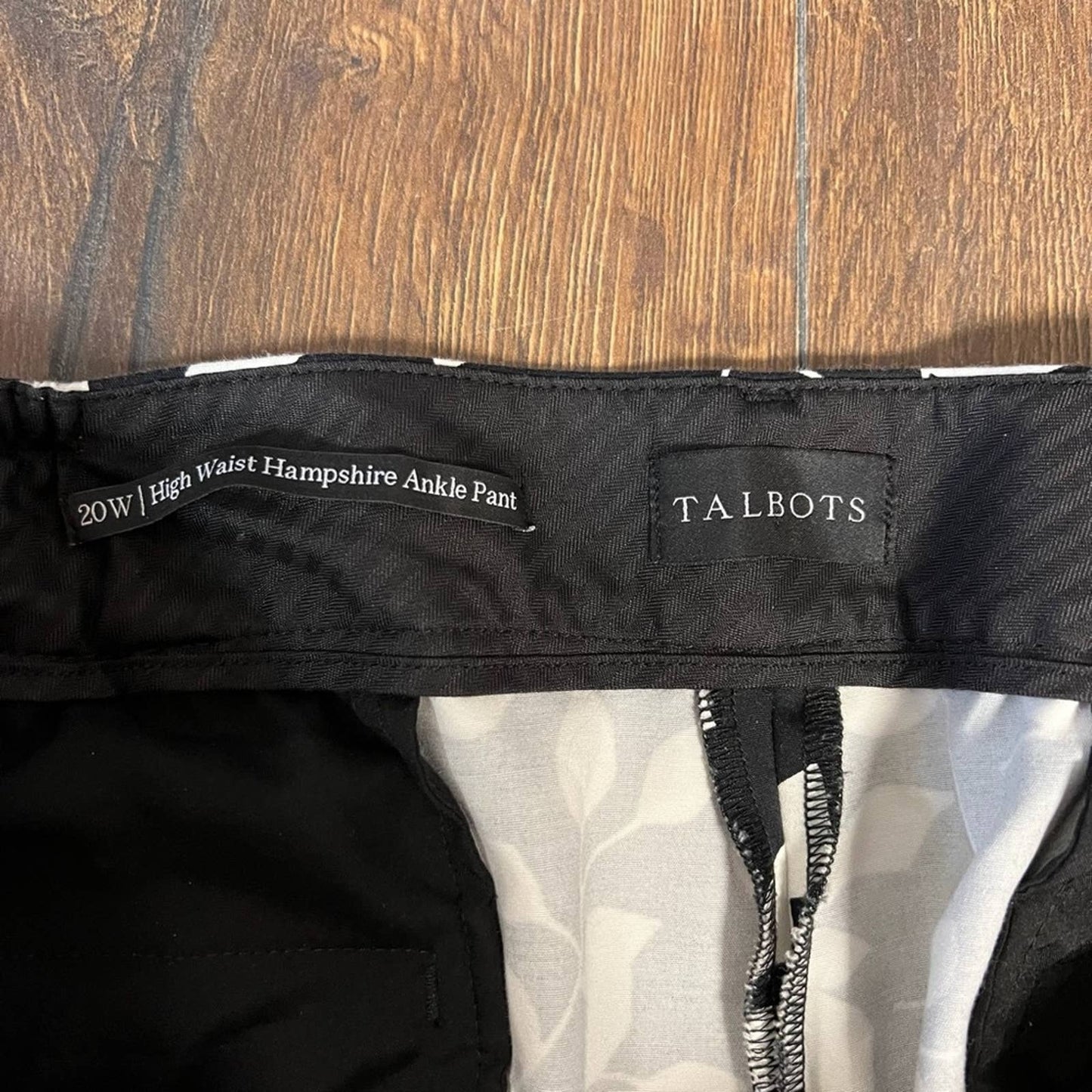 Talbots high waist Hampshire ankle pant SZ 20w