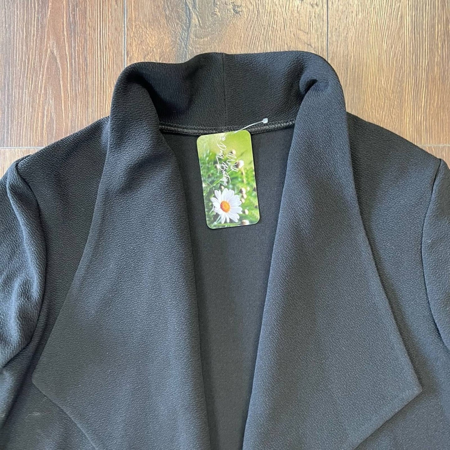 🆕 wild daisy boutique black blazer SZ LG