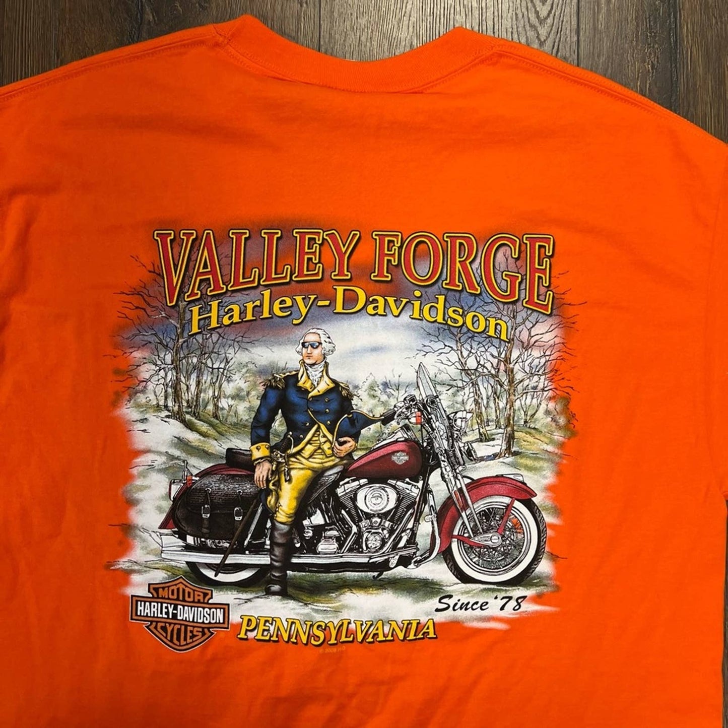 Harley Davidson graphic tee SZ LG