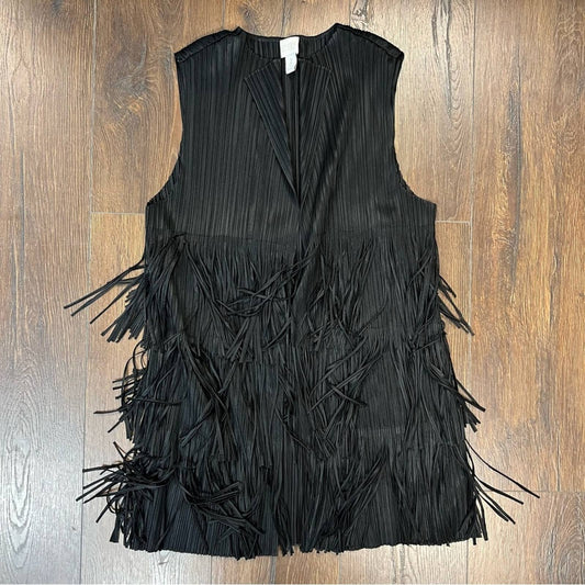 Chicos black fridge vest SZ 2/LG