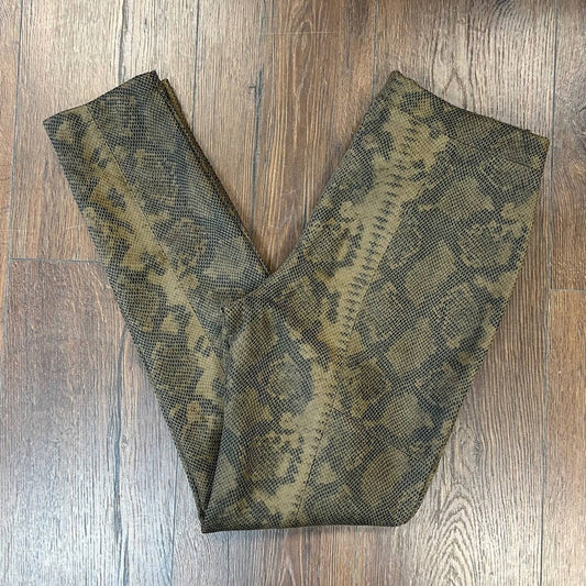 Philosophy snake print leggings SZ SM