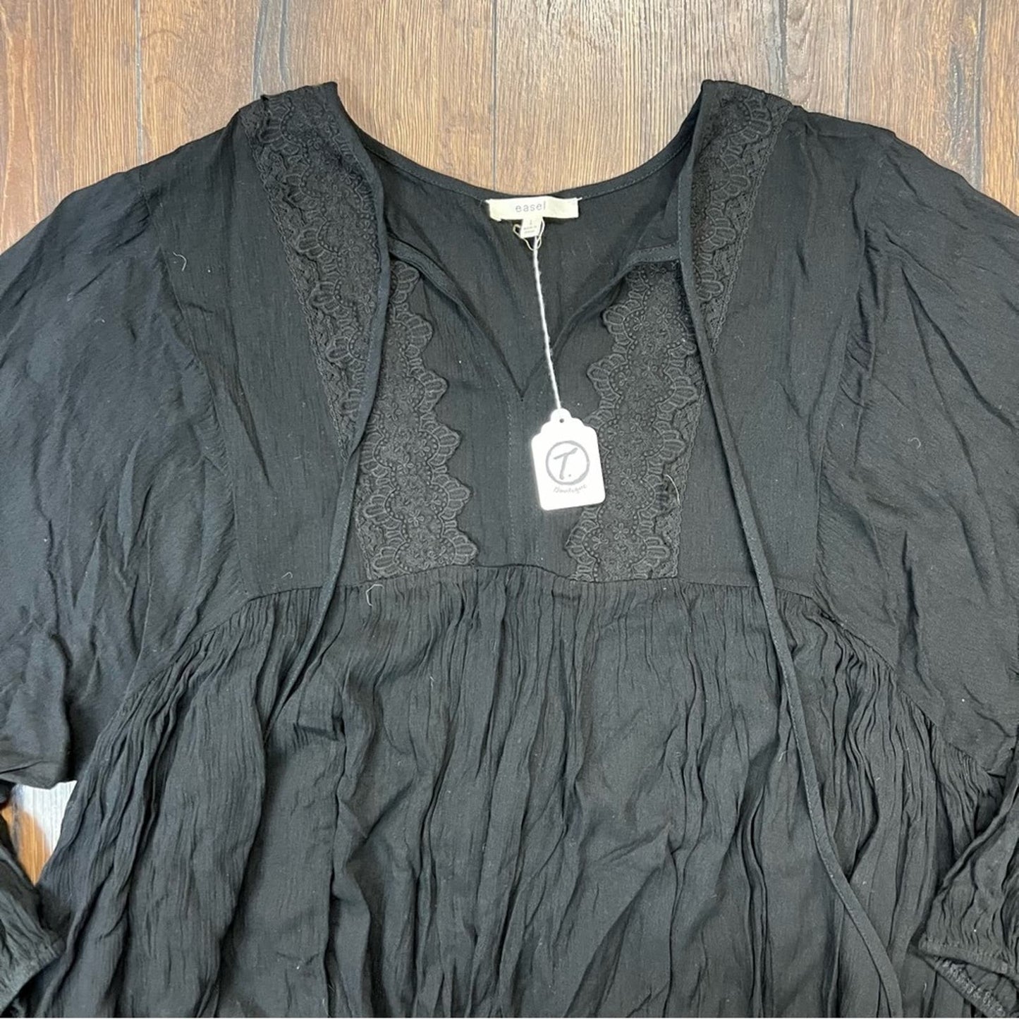 🆕 Easel black babydoll dress SZ LG