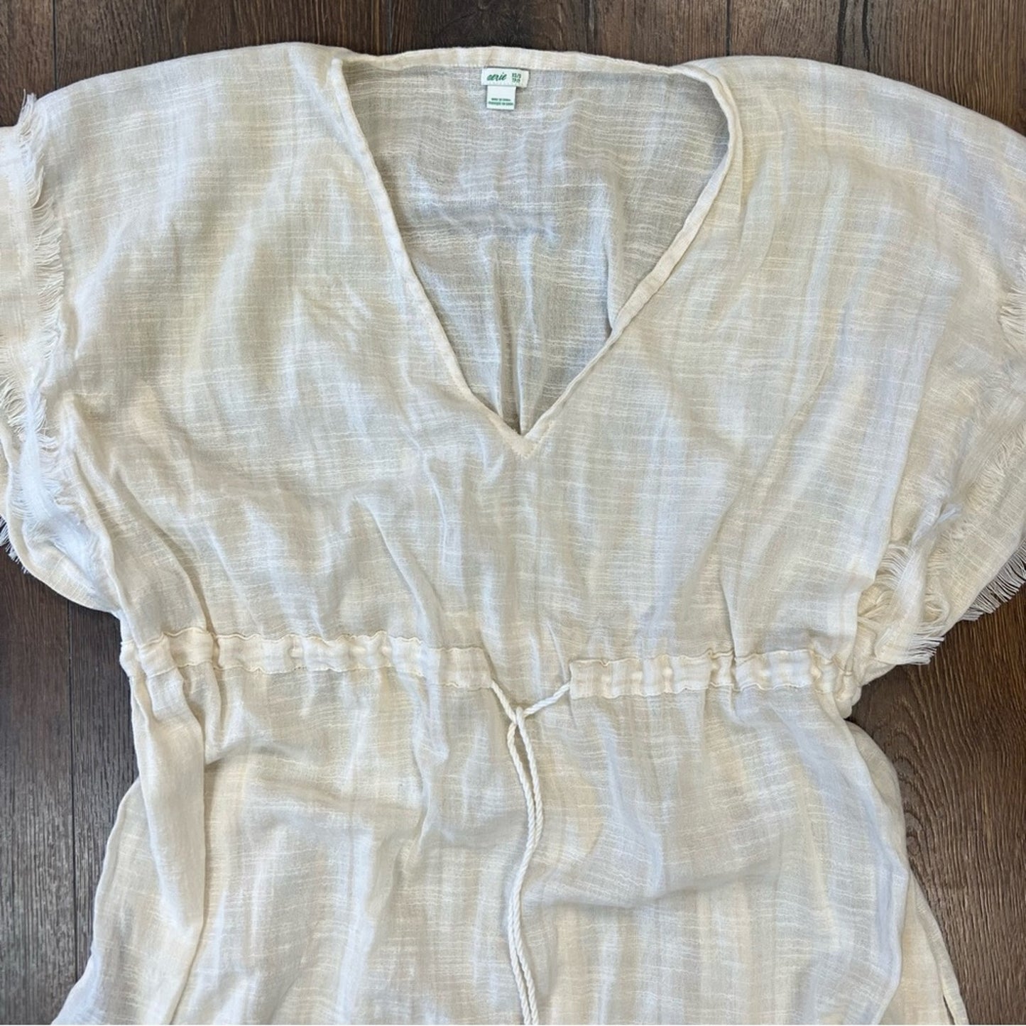 Aerie ivory swim cover SZ XS/SM