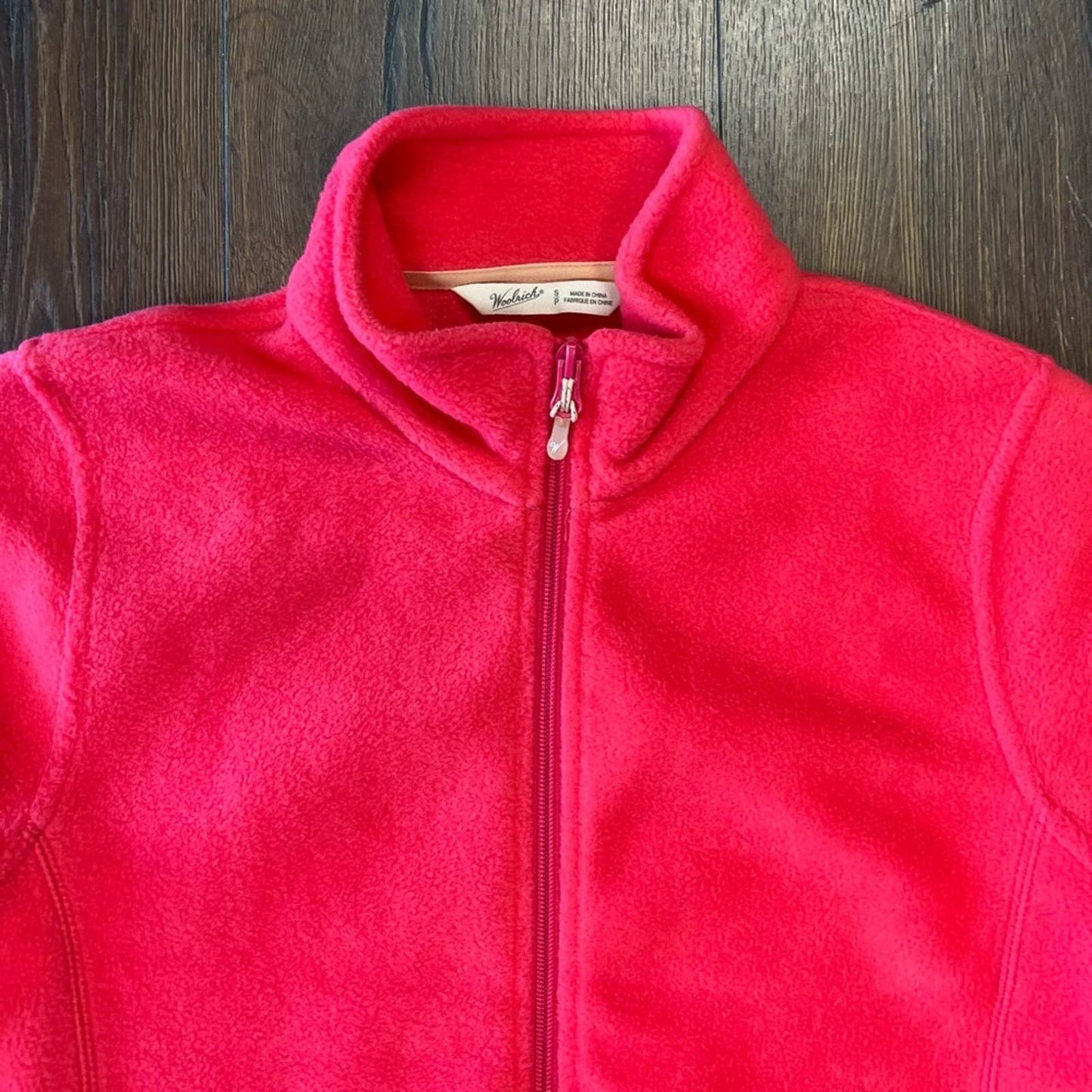 Woolrich fleece zip up SZ SM